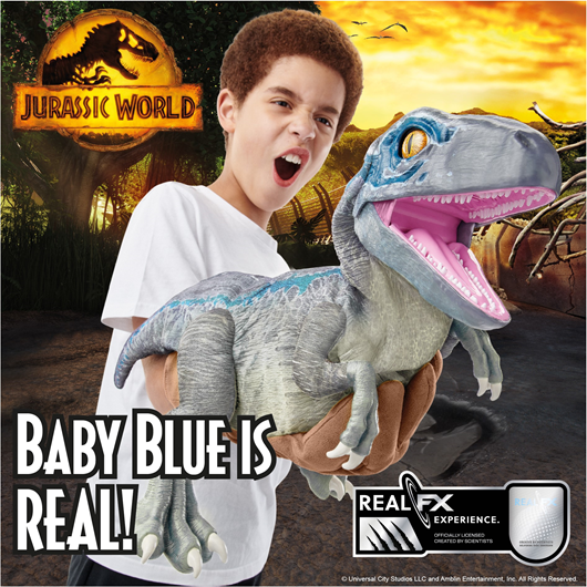 Jurassic World REALFX Baby T-Rex - Realistic Dinosaur Puppet Toy, Movements & Sounds, Ages 8+