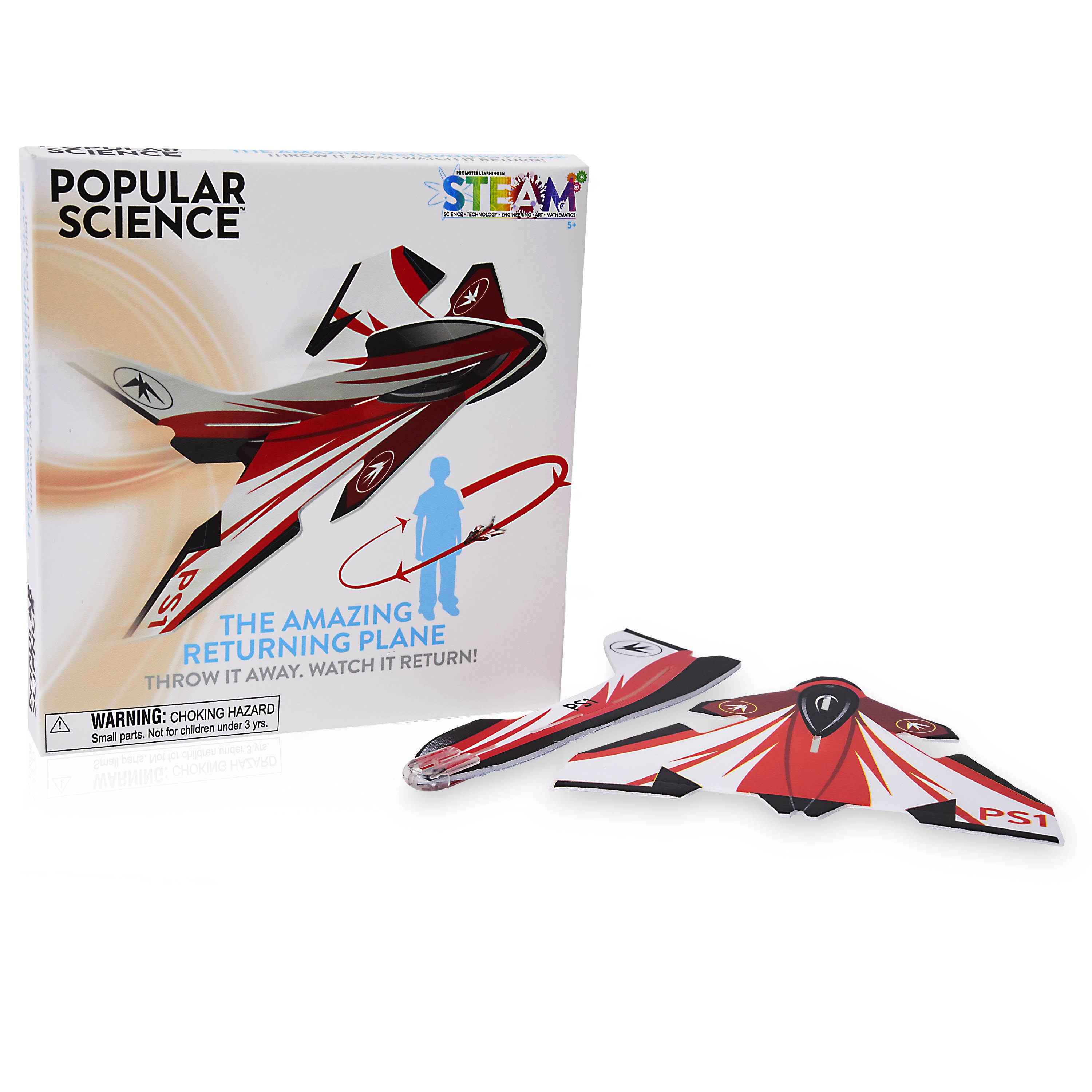 Details about   POPULAR SCIENCE Amazing Returning Plane STEM Educational Toy Birthday /Christmas 